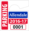 Plastic ToughTags™ Parking Permit Mini Template