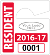 Plastic ToughTags™ Parking Permit Mini Template