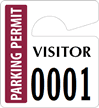 Plastic ToughTags™ Parking Permits, Mini