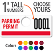 ToughTag™ Mirror Parking Permits (non-blocking)