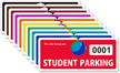 ToughTag™ Mirror Parking Permits (non-blocking)