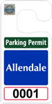 Plastic ToughTags™ Parking Permit Template