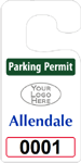 Plastic ToughTags™ Parking Permit Template