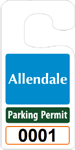 Plastic ToughTags™ Parking Permit Template