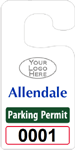 Plastic ToughTags™ Parking Permit Template