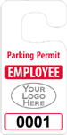 Plastic ToughTags™ Parking Permit Template