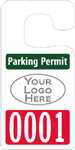 Plastic ToughTags™ Parking Permit Template