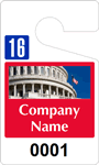 Plastic ToughTags™ for Patriotic Parking Permits