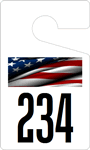 Plastic ToughTags™ for Patriotic Parking Permits