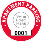 Apartment Window Decal 1.5 in. x 1.75 in.
