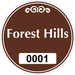HOA Window Decal 3 in. x 3 in.
