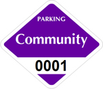 HOA Window Decal 1.5 in. 1.75 in.