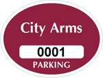 HOA Window Decal 1.5 in. x 2 in.