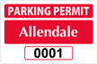 Parking Labels - Design LT2