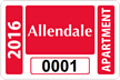 Parking Labels - Design LT6