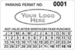 Parking Labels - Design LL13