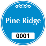Apartment Window Decal 2 in. x 2 in.