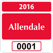 Parking Labels - Design SQ1