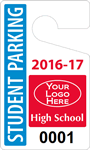 Plastic ToughTags™ for Student Parking Permits