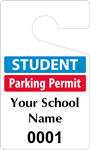 Plastic ToughTags™ for Student Parking Permits