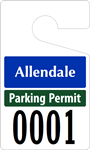 Plastic ToughTags™ Parking Permit Template