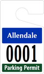 Plastic ToughTags™ Parking Permit Template