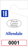 Plastic ToughTags™ Parking Permit Template