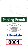 Plastic ToughTags™ Parking Permit Template