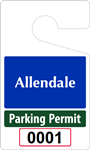 Plastic ToughTags™ Parking Permit Template