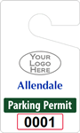 Plastic ToughTags™ Parking Permit Template
