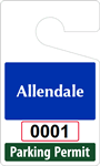 Plastic ToughTags™ Parking Permit Template