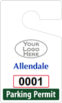 Plastic ToughTags™ Parking Permit Template
