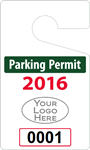 Plastic ToughTags™ Parking Permit Template