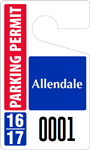 Plastic ToughTags™ Parking Permit Template