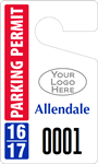 Plastic ToughTags™ Parking Permit Template