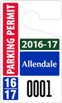Plastic ToughTags™ Parking Permit Template