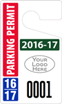 Plastic ToughTags™ Parking Permit Template