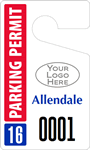 Plastic ToughTags™ Parking Permit Template