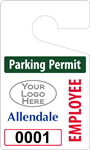 Plastic ToughTags™ Parking Permit Template