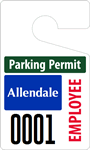 Plastic ToughTags™ Parking Permit Template