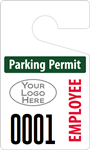 Plastic ToughTags™ Parking Permit Template