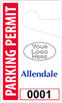 Plastic ToughTags™ Parking Permit Template