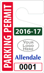 Plastic ToughTags™ Parking Permit Template