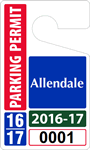 Plastic ToughTags™ Parking Permit Template