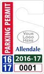 Plastic ToughTags™ Parking Permit Template