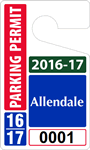 Plastic ToughTags™ Parking Permit Template