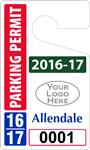 Plastic ToughTags™ Parking Permit Template