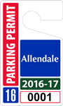 Plastic ToughTags™ Parking Permit Template