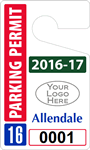 Plastic ToughTags™ Parking Permit Template