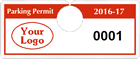 Plastic ToughTags™ Parking Permit Templates
